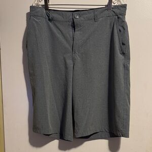 OP Men's Charcoal Flat Front Shorts